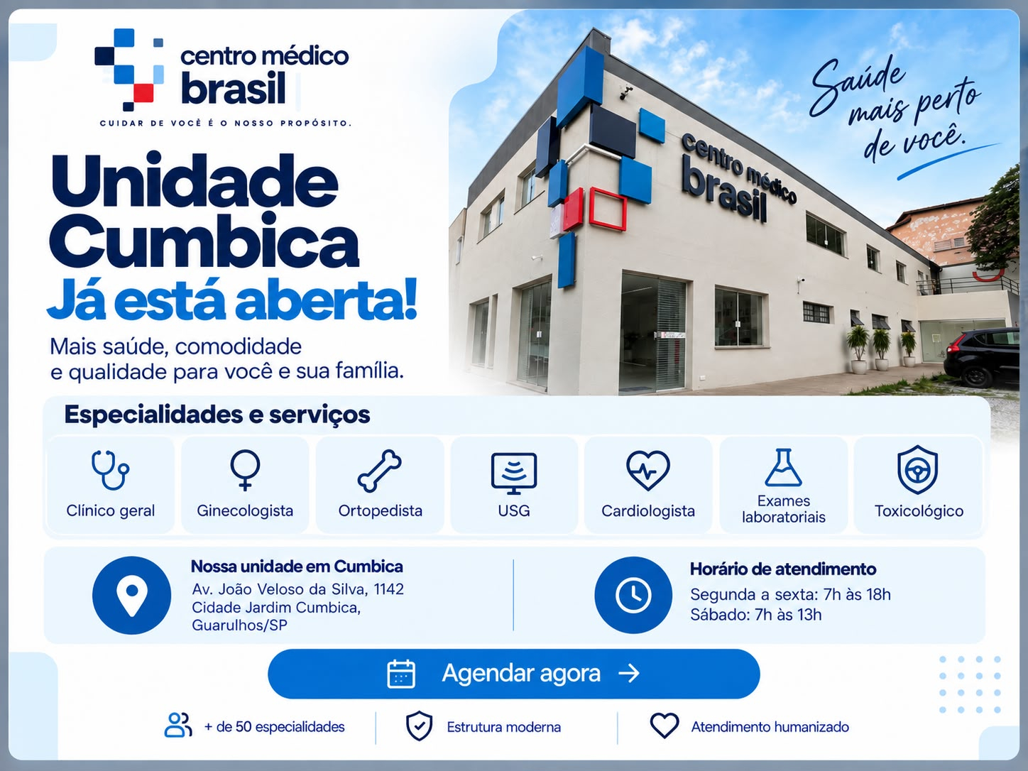 Pop-up Nova Unidade